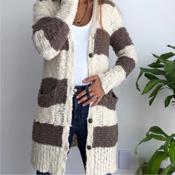 Free People Sweaters - Free People | Cuddle Bear Chunky Cardigan size small